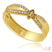 10K Yellow Gold Women Ring CZ, Size 9.25, 1.8g
