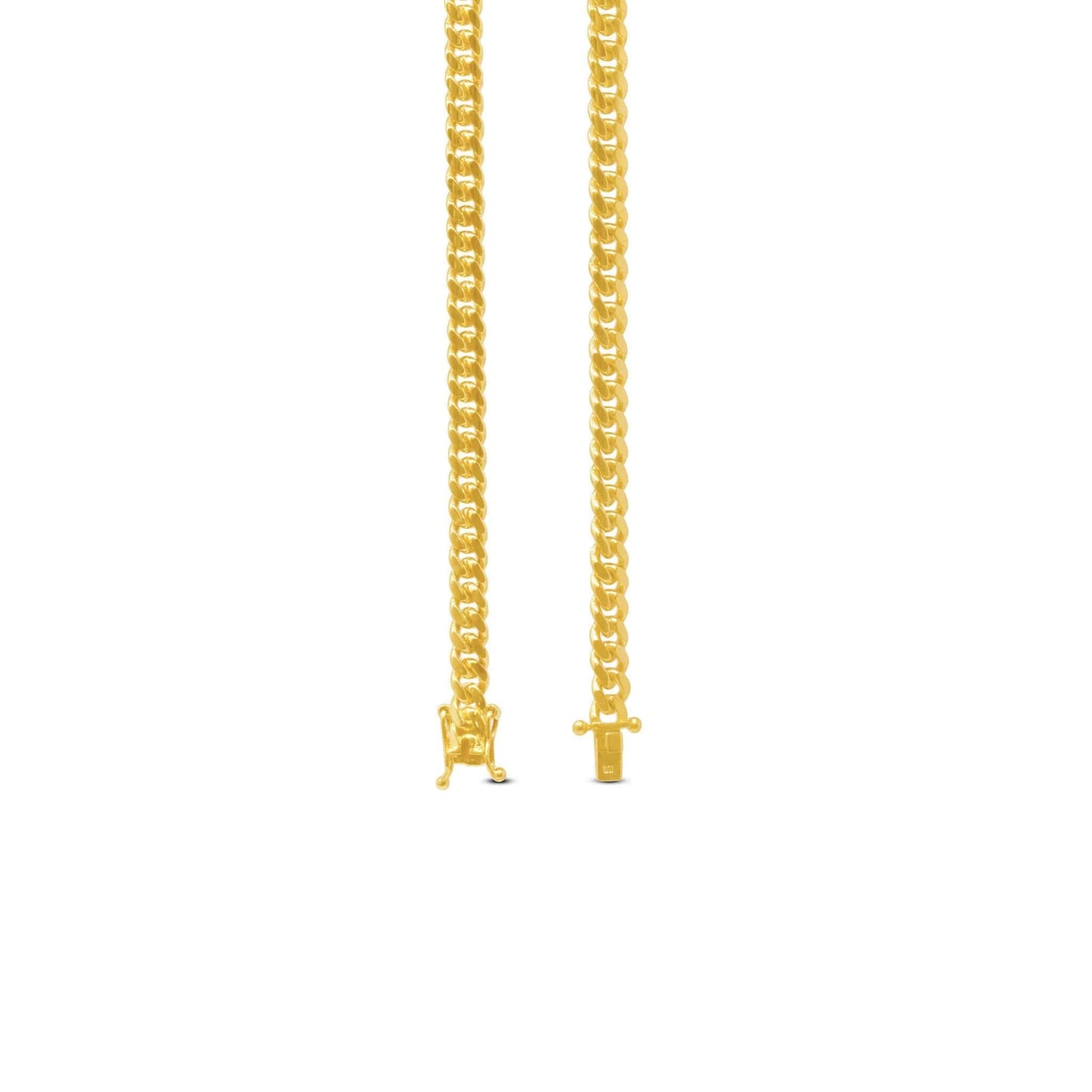 12mm Miami Cuban Link Chain in 14K Solid Yellow Gold - Vera Jewelry in Miami