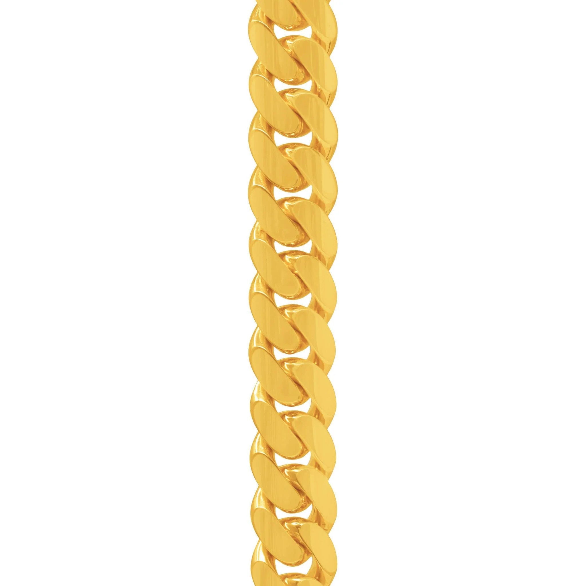 16 MM Cuban Link Bracelet (10k gold) BIGGER – goldfevermiami
